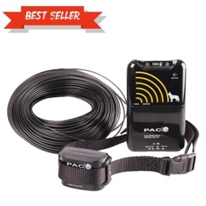 PAC Fence Medium/Large Dog Containment System with 200m boundary wire roll, designed to safely contain medium and large dogs within a set area.