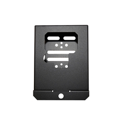 Black security box designed to protect the UOVision Glory LTE trail camera from theft or damage.