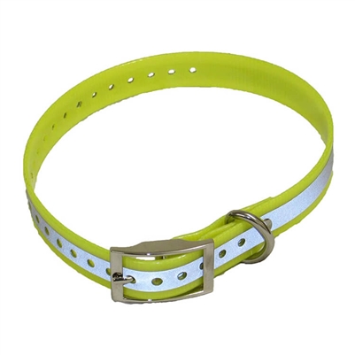 Reflective Dog Collar - Green - L500mm x W19mm x H2.5mm - Image 5
