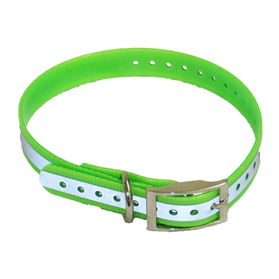 Reflective Dog Collar - Green - L500mm x W19mm x H2.5mm - Image 8