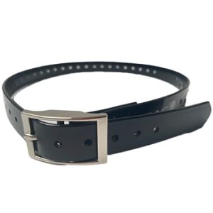 Rubber Buckle Strap for Collar Unit | Black