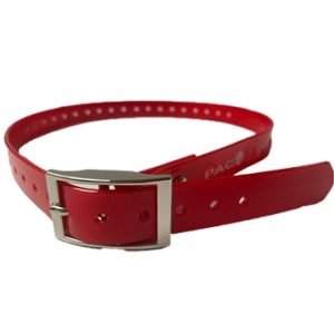 Rubber Buckle Strap for Collar Unit | Red